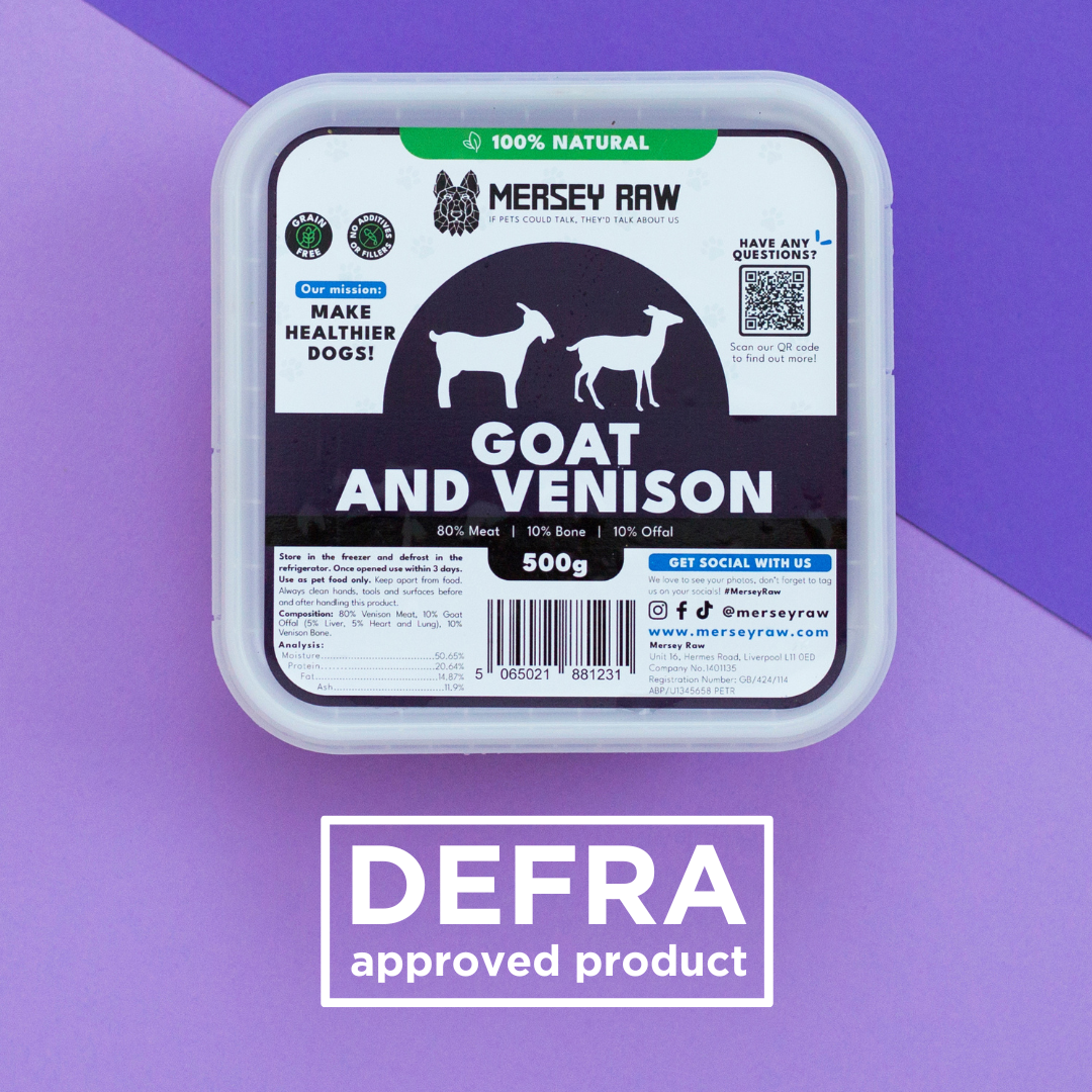 Goat & Venison Raw Dog Food - 500g