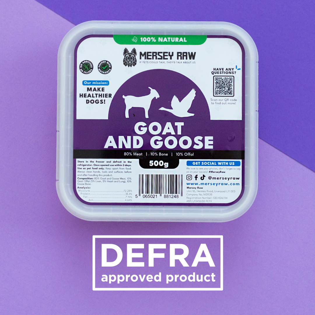 Goat & Goose Raw Dog Food - 500g