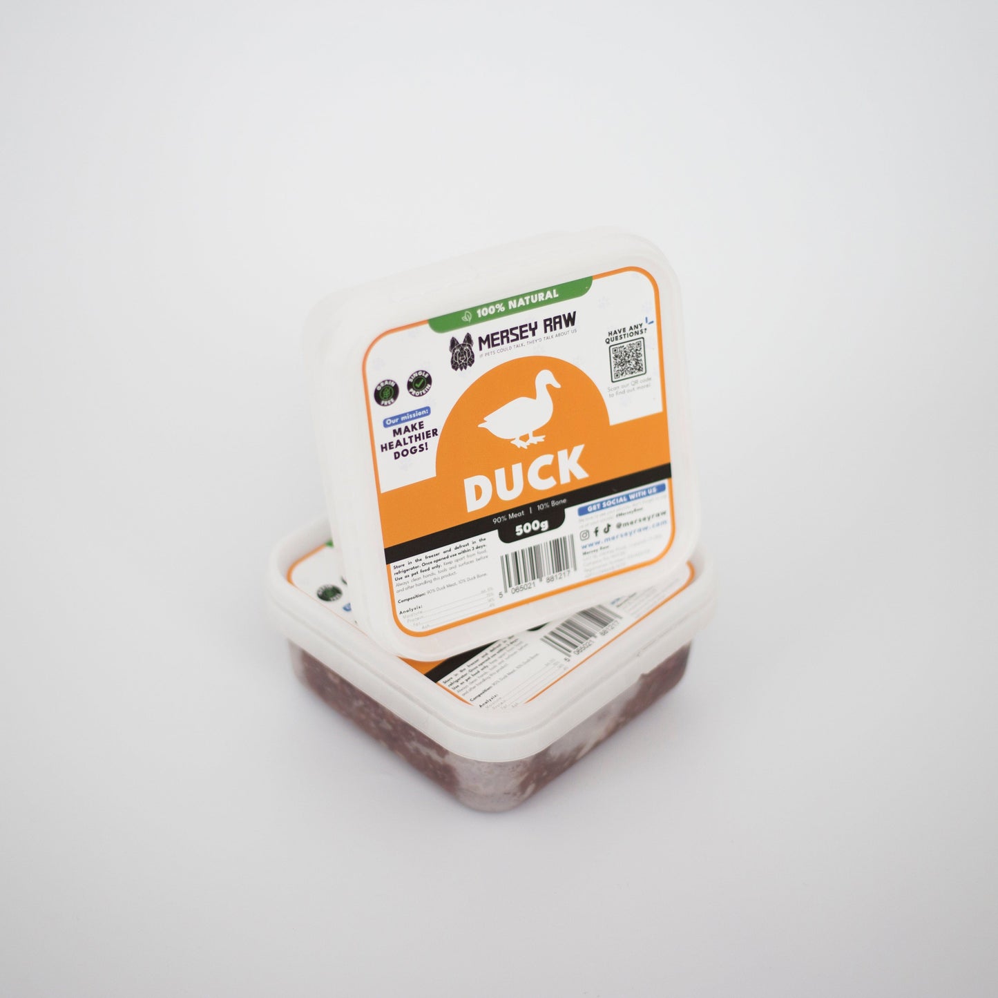 Duck Raw Dog Food - 500g