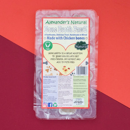 Alexander's Natural Chicken Bone Broth Pawz