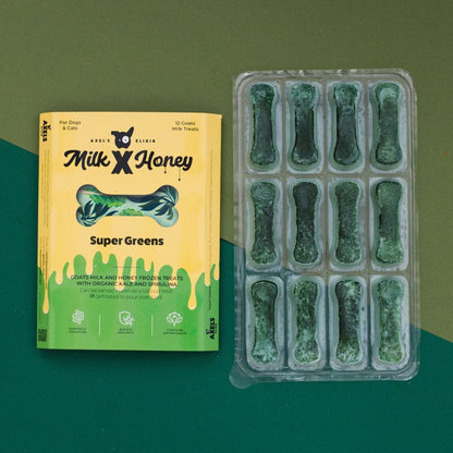 Axel's Elixir Milk x Honey Super Greens Happy Bones