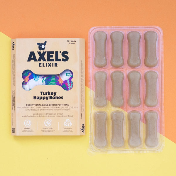 Axel's Elixir Turkey Happy Bones Natural Frozen Treat For Dogs – Mersey ...