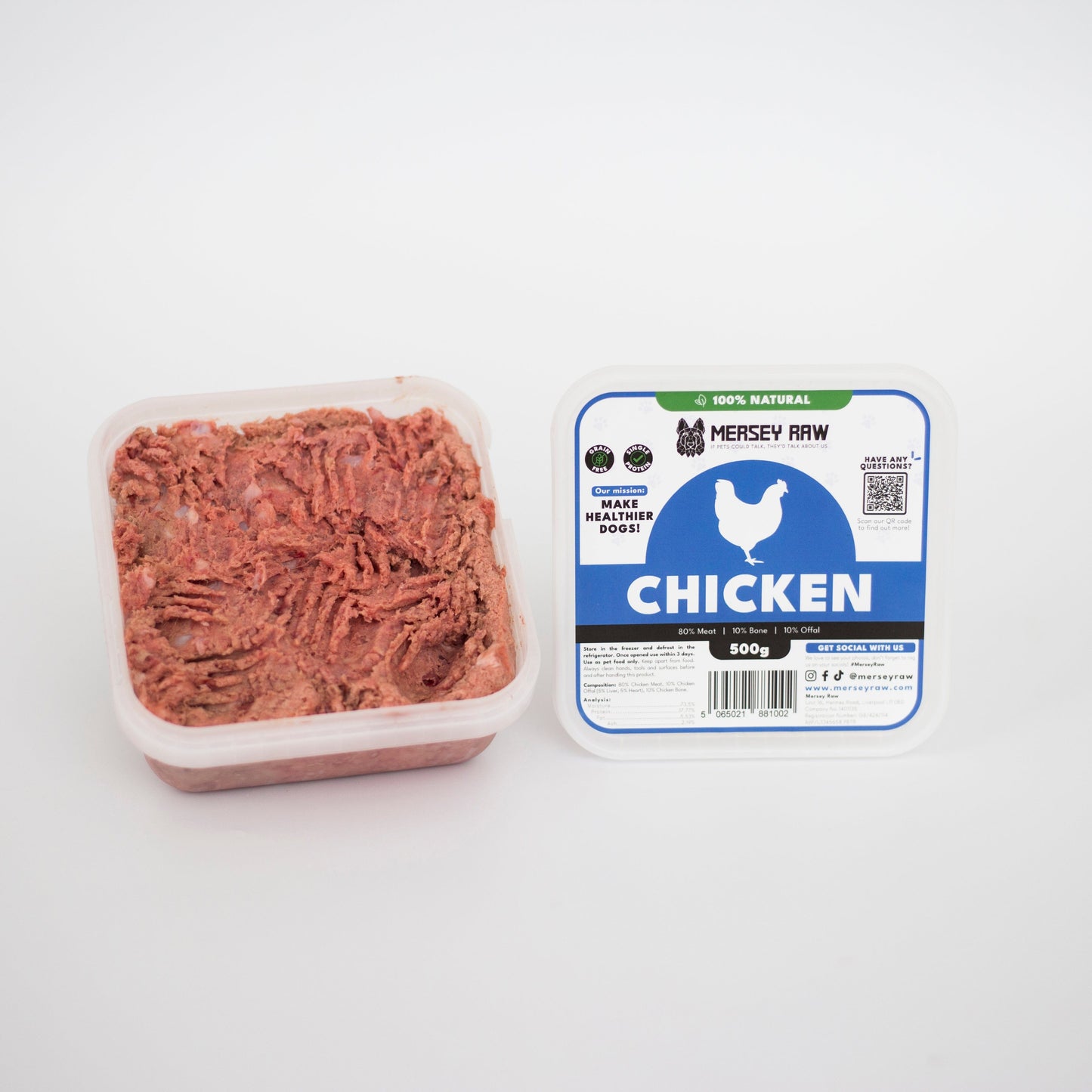 Chicken Raw Dog Food - 500g
