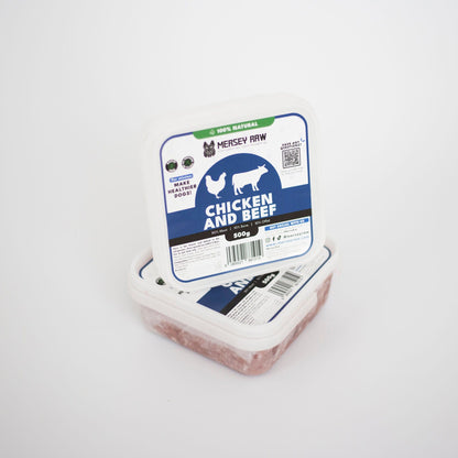 Chicken & Beef Raw Dog Food - 500g