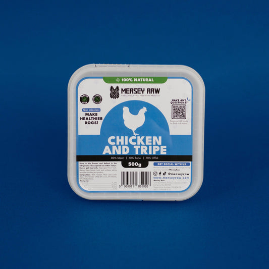 Chicken & Tripe Raw Dog Food - 500g