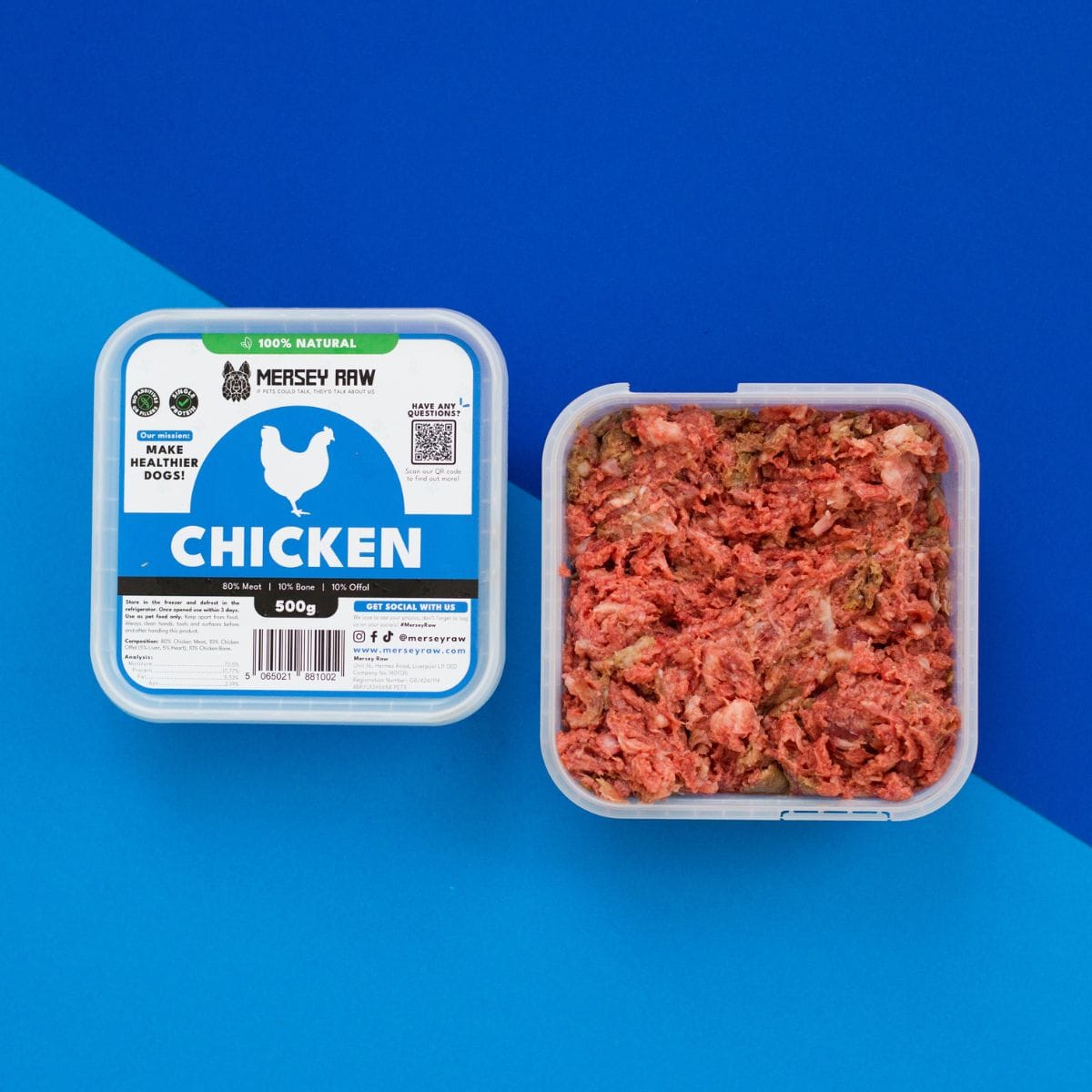 Chicken Raw Dog Food - 500g