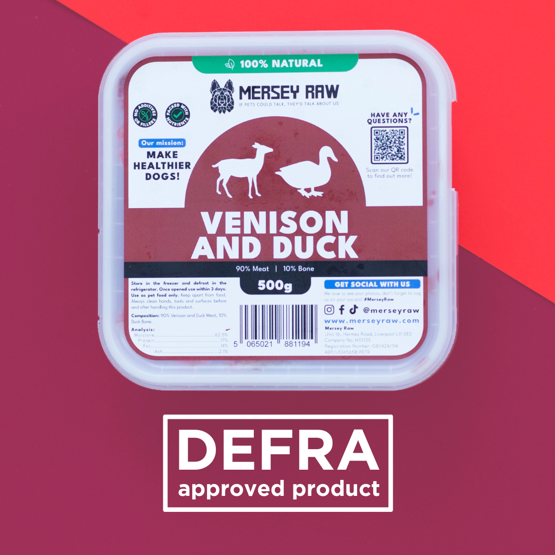 Venison & Duck Raw Dog Food - 500g