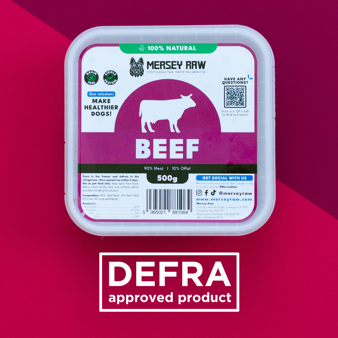 Beef Raw Dog Food - 500g