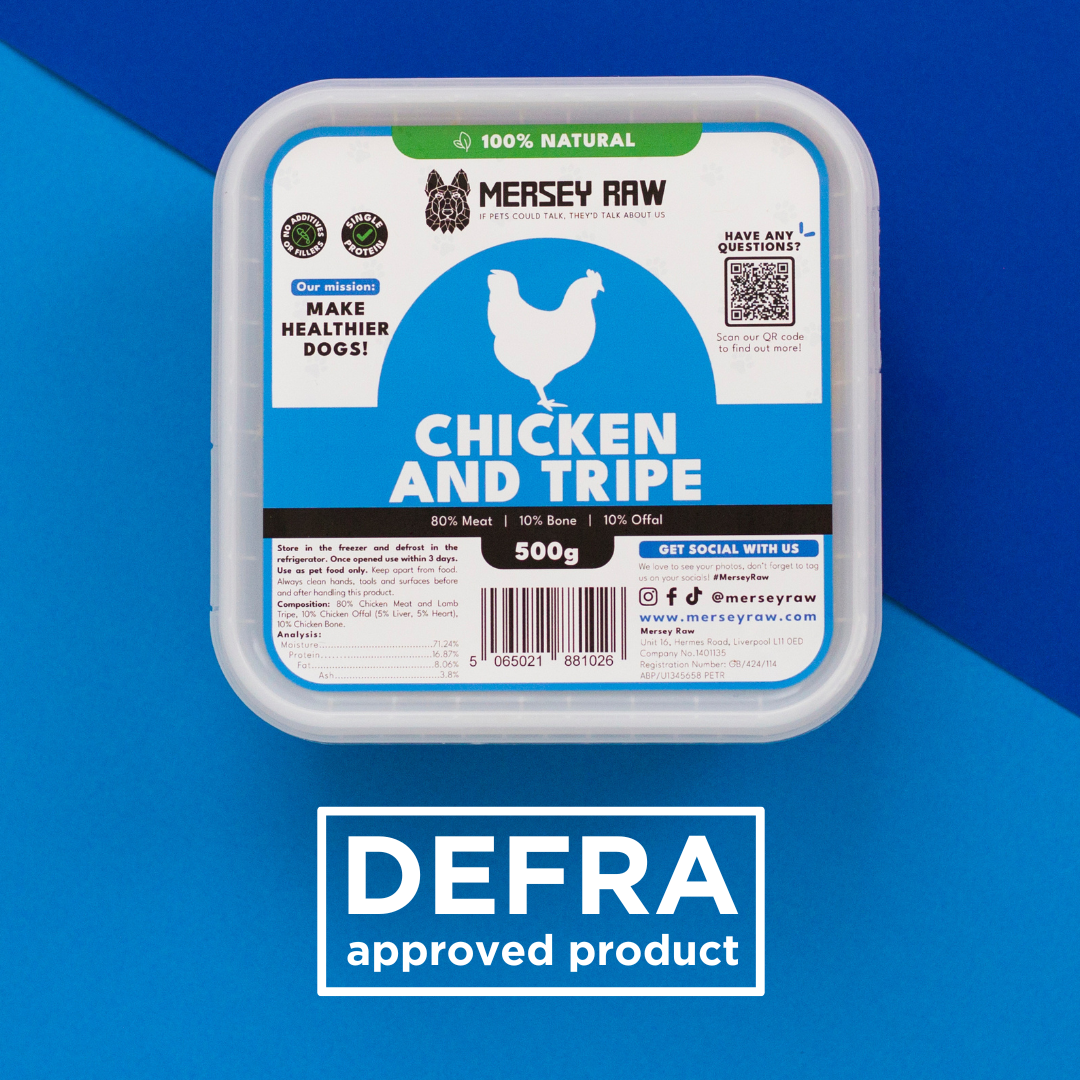 Chicken & Tripe Raw Dog Food - 500g
