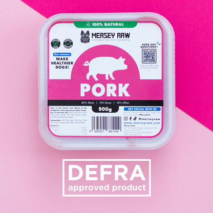 Pork Raw Dog Food - 500g