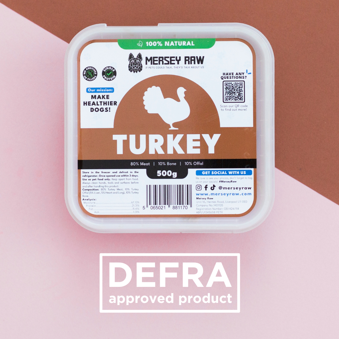 Turkey Raw Dog Food - 500g