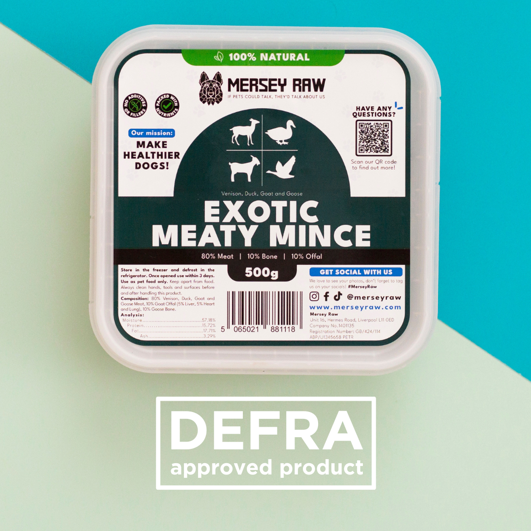 Exotic Meaty Mince Raw Dog Food - 500g