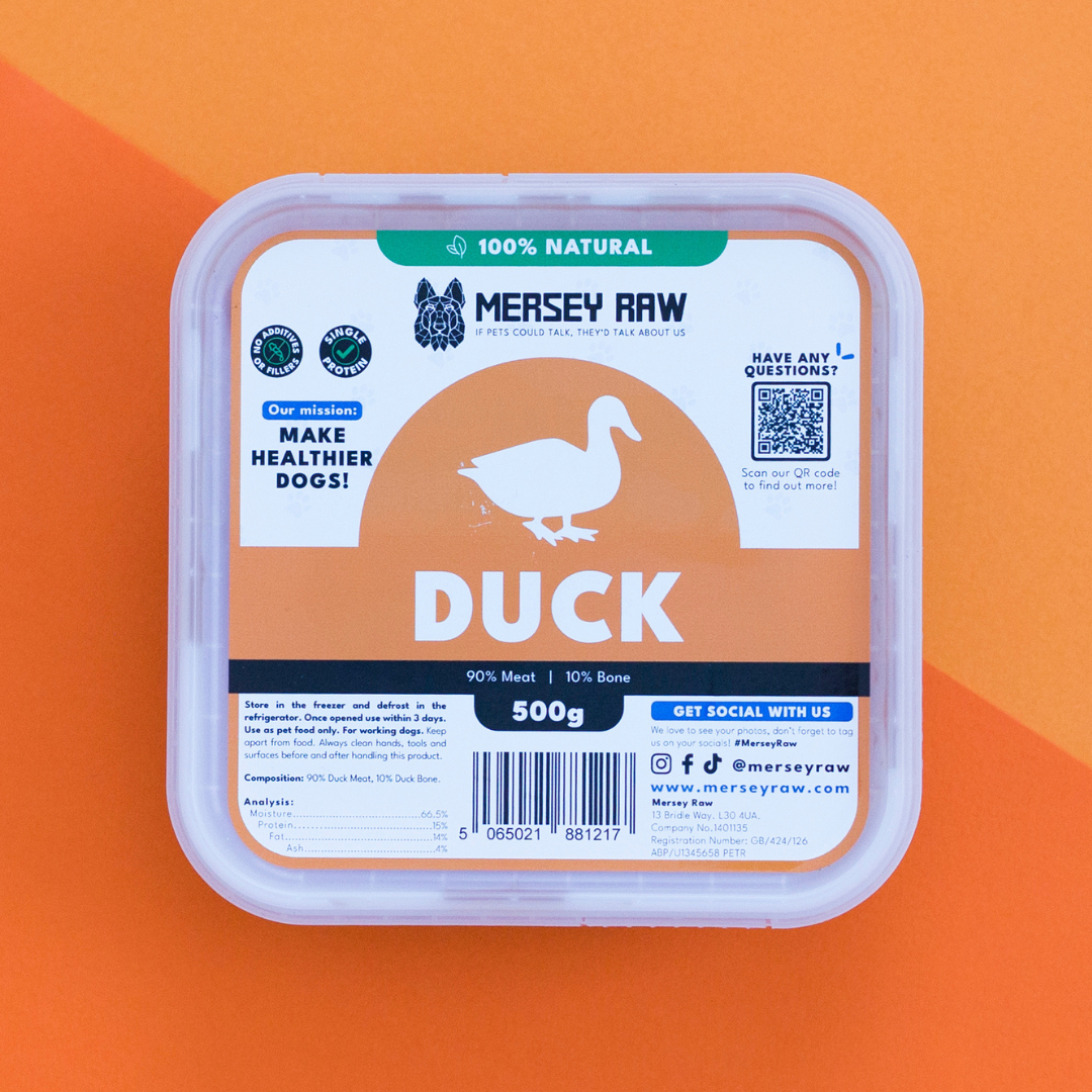 Duck Raw Dog Food - 500g