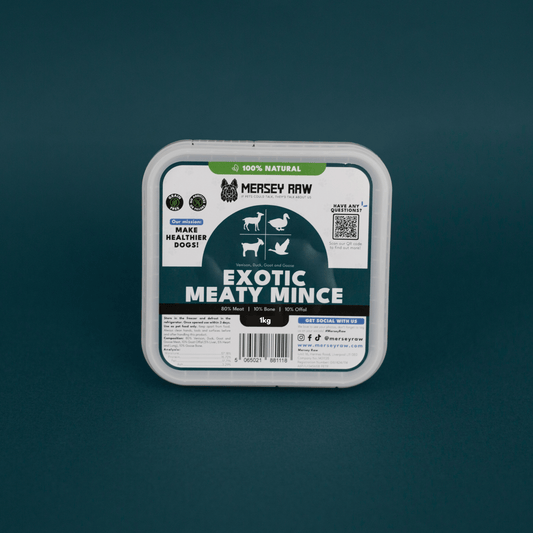 Exotic Meaty Mince Raw Dog Food - 1kg