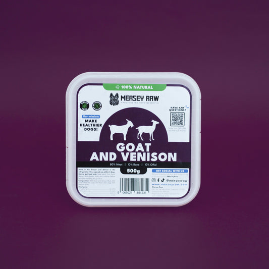 Goat & Venison Raw Dog Food - 500g