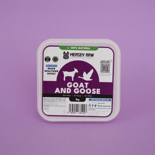 Goat & Goose Raw Dog Food - 1kg