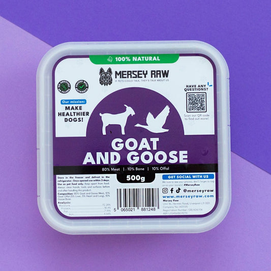 Goat & Goose Raw Dog Food - 500g