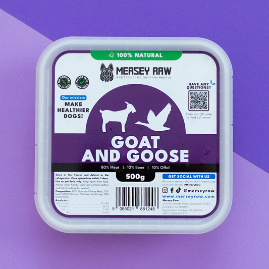 Goat & Goose Raw Dog Food - 500g