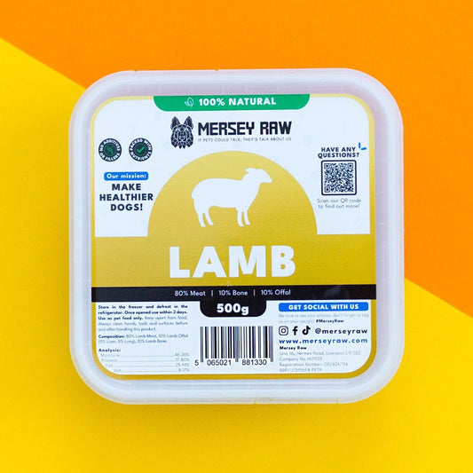 Lamb Raw Dog Food - 500g