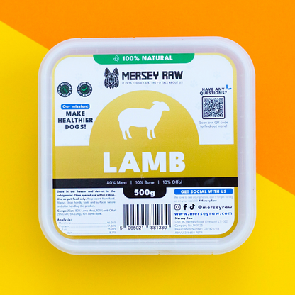 Lamb Raw Dog Food - 500g