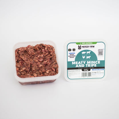 Meaty Mince & Tripe Raw Dog Food - 500g