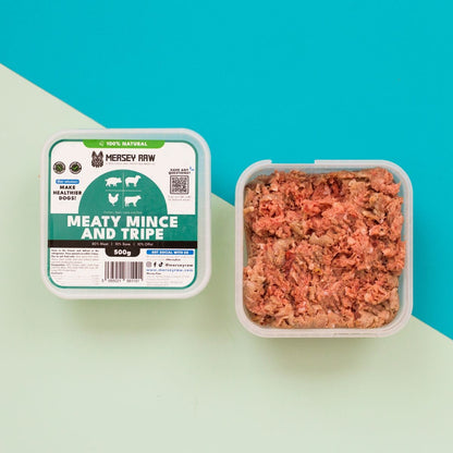 Meaty Mince & Tripe Raw Dog Food - 500g