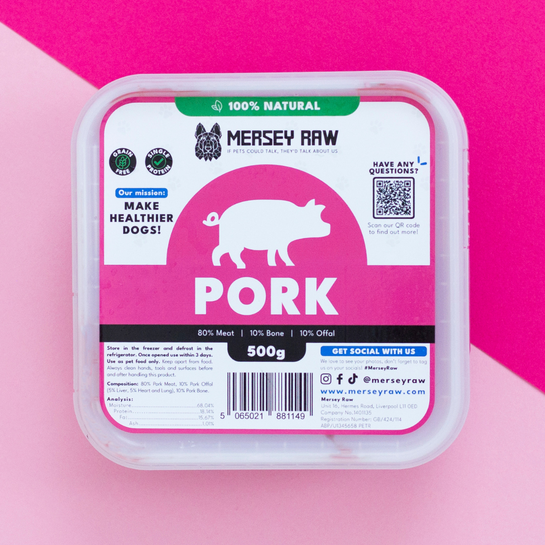 Pork Raw Dog Food - 500g