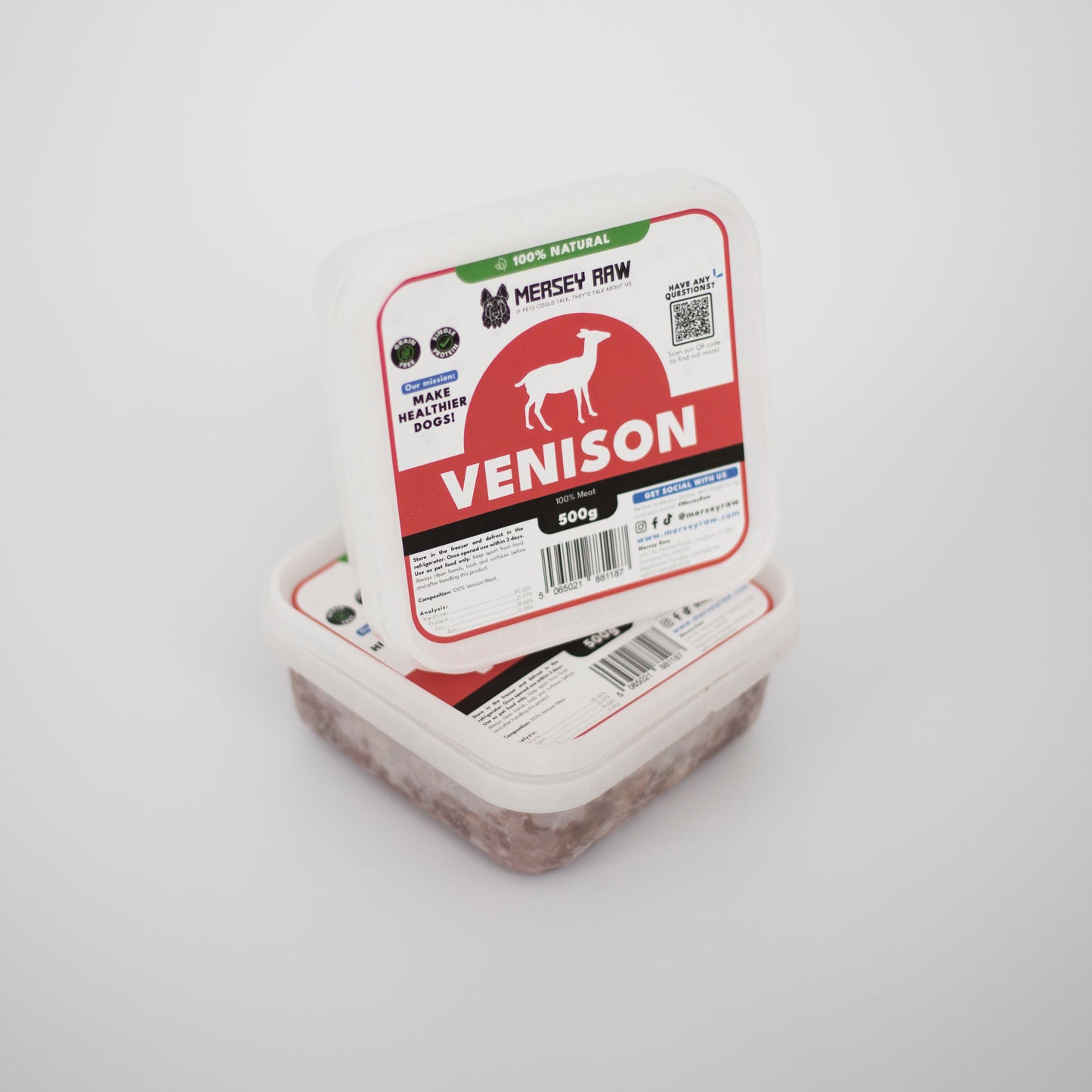 Venison Raw Dog Food - 500g