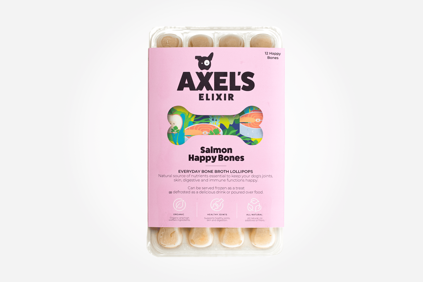 Axel's Elixir Frozen Treats Axel's Elixir - Salmon Happy Bones