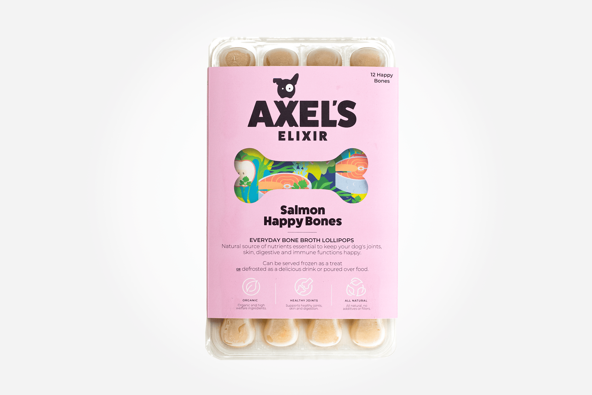 Axel's Elixir Frozen Treats Axel's Elixir - Salmon Happy Bones