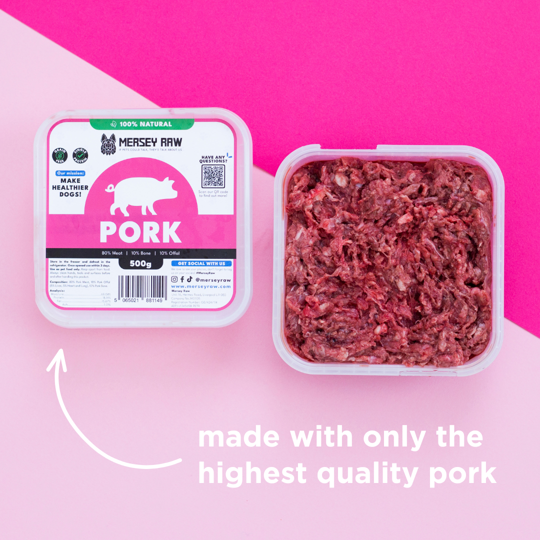 Pork Raw Dog Food - 500g