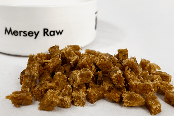 Mersey Raw Dried Treats 200g Turkey Cubes