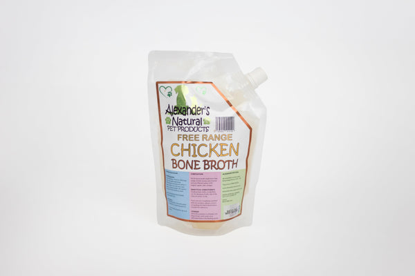 Alexanders Natural Free Range Chicken Bone Broth Pouch 500ml